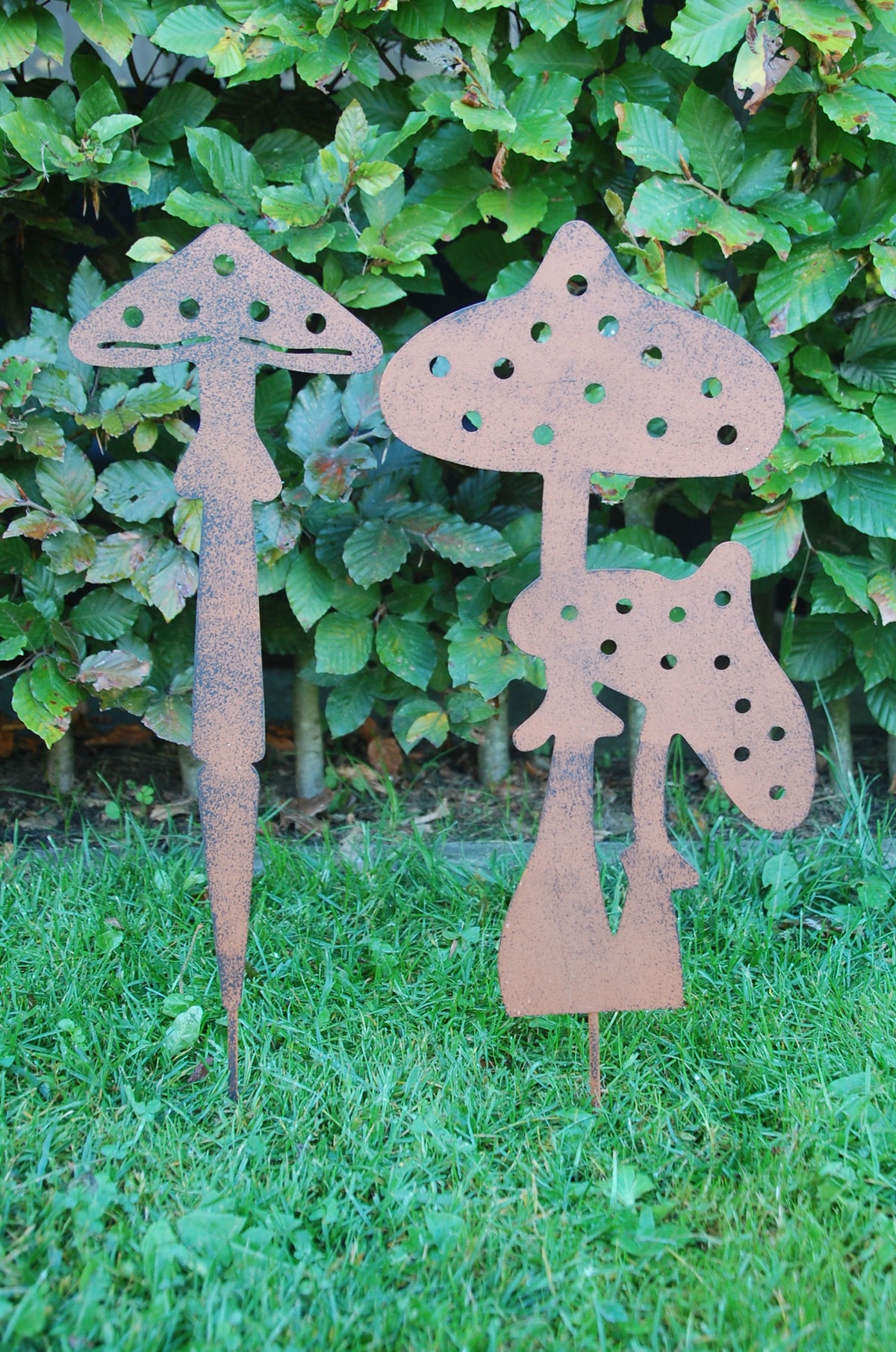 Tuinstekers paddenstoelen (set van 2)