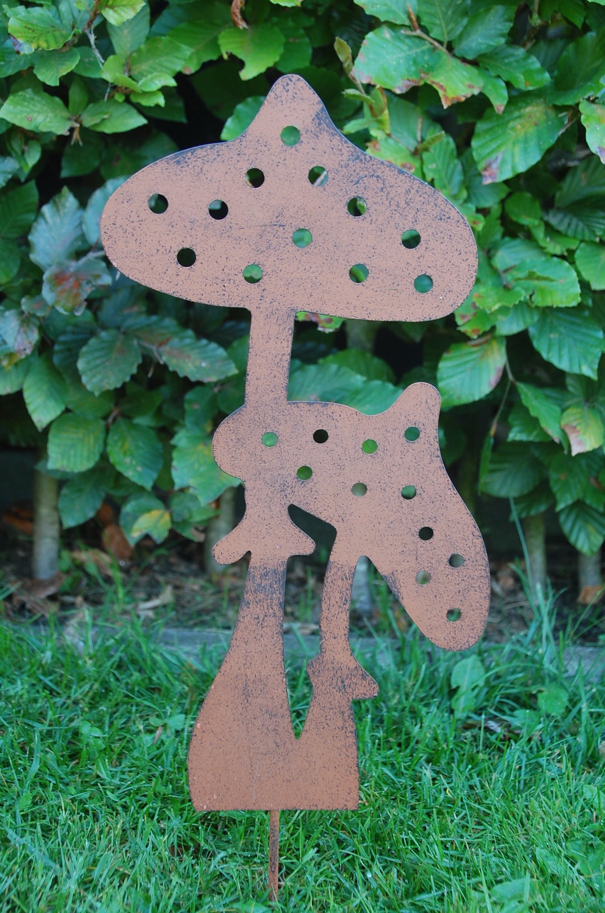 Tuinstekers paddenstoelen (set van 2)