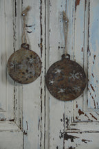 Kerst hanger "sneeuwvlok" (set van 2)