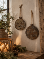 Kerst hanger "sneeuwvlok" (set van 2)