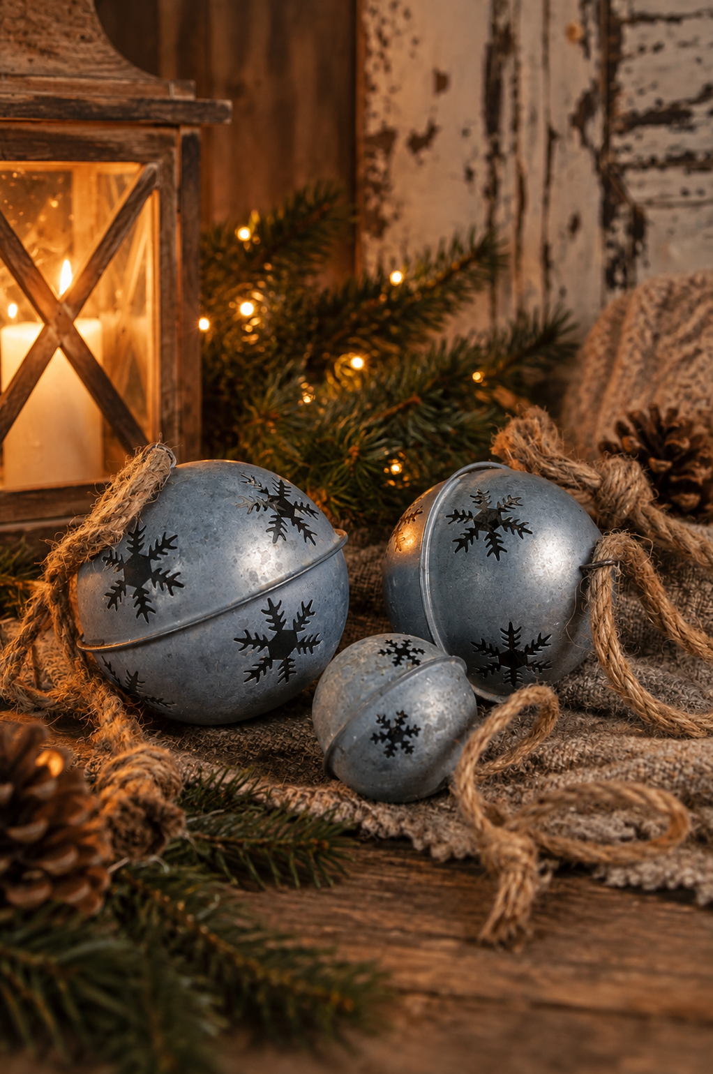 Metalen winterballen